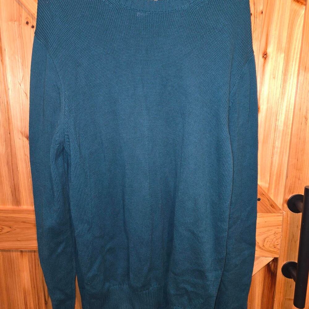 Green st johns bay sweater womens XL